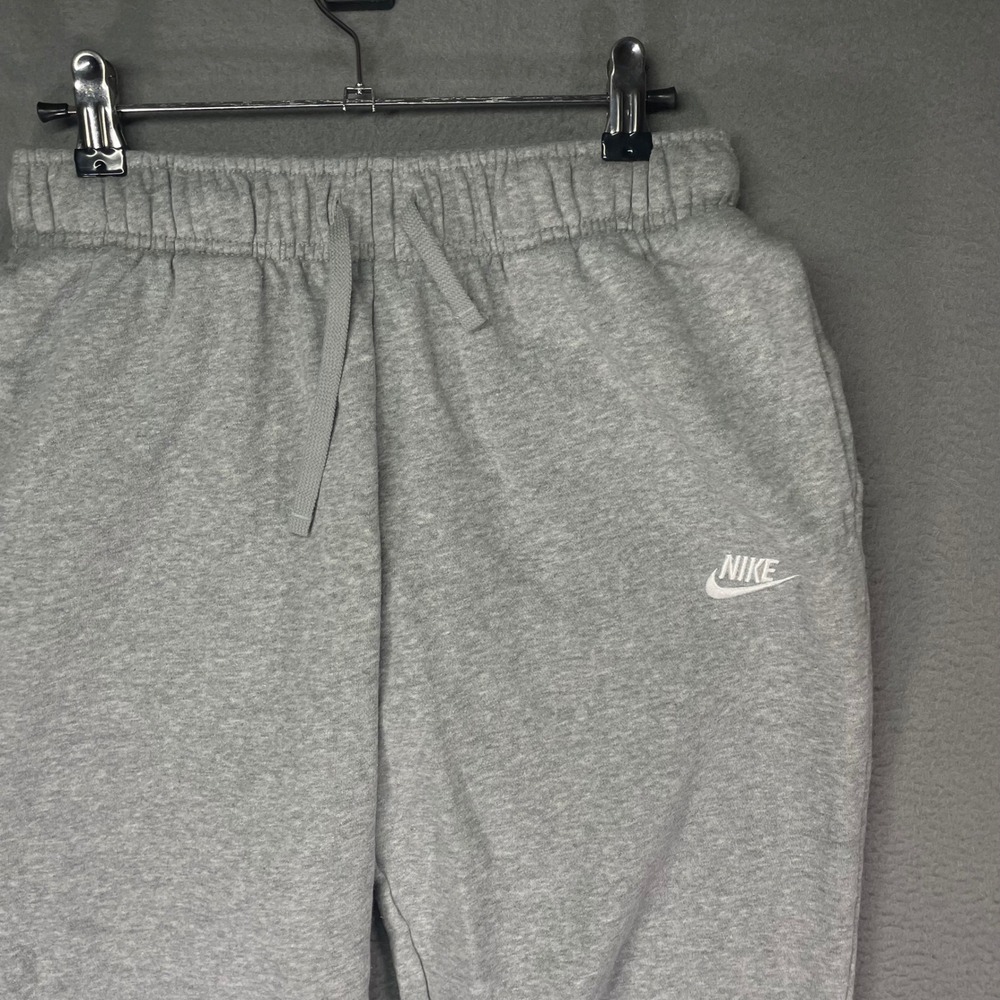 Nike Club Fleece Jogger Sweatpants Gray Mens Small DQ5191-063 Swoosh - Picture 8 of 12